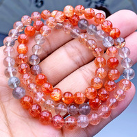 Pulsera de Plata 925 con Tres Círculos de Piedra Solar Natural de Arusha y Beryl, Joyería de Cristal de Alta Calidad para Mujer, Cristal de Moda
