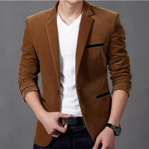 <span class=keywords><strong>Costume</strong></span> Décontracté <span class=keywords><strong>Homme</strong></span> <span class=keywords><strong>en</strong></span> <span class=keywords><strong>Velours</strong></span> <span class=keywords><strong>Côtelé</strong></span> à Poitrine Simple, <span class=keywords><strong>Costume</strong></span> d'Affaires Slim Fit <span class=keywords><strong>pour</strong></span> <span class=keywords><strong>Homme</strong></span> - Product Image 5