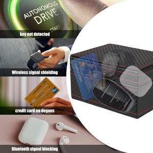 Boîte de Faraday de Cage de boîte de bloqueurs de signal de téléphone intelligent en Fiber de carbone personnalisée d'usine <span class=keywords><strong>pour</strong></span> clés de <span class=keywords><strong>voiture</strong></span> - Product Image 6