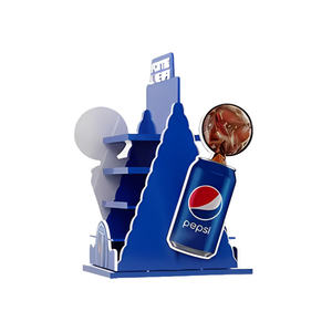 Customized Corrugated Cardboard <b>Drink</b> Beverages Display Stand Racks Cardboard Bottle Floor Display <b>Shelves</b> - Product Image 6