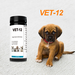 Bandelettes réactives pour l'<span class=keywords><strong>analyse</strong></span> d'urine animale à usage domestique Vet 12, équipement de test à 12 paramètres pour chiens et chats - Product Image 4