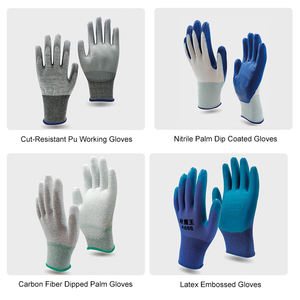 Durable Construction Anti-Slip Knit Yarn Latex Dipped Crinkle Textured Palm Coated Safety <strong>Grip</strong> <strong>Gloves</strong> Latex Safety <strong>Gloves</strong> - Product Image 5