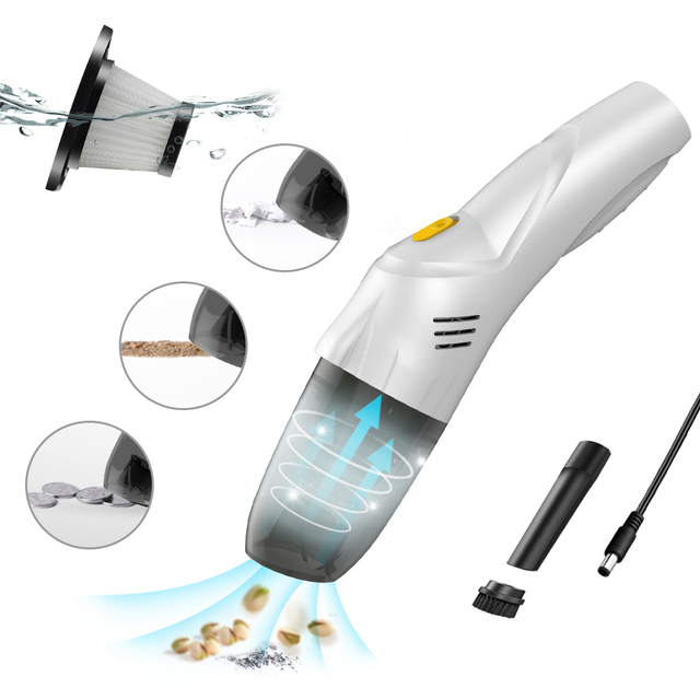 Great Factory Handheld 6668 Car Vacuum Cleaner Mini Dry Cordless Mini Hand Vacuum Floor Cleaner Car Rechargeable