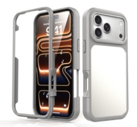 Étui de téléphone robuste en TPU+PC acrylique antichoc pour iPhone 18 Pro Max et iPhone 17 Pro Max, coque de protection robuste