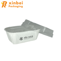 Xinbei Sandwich Box Avec Couvercles Transparents Singapour Brownie Moule Rectangulaire Gâteau Moule Doublures Titulaires Malaisie