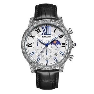 Reloj de Hombre <span class=keywords><strong>KIMSDUN</strong></span> K-1806B, Estilo Retro Redondo, Cuarzo, Moda Vintage, Gran Venta 2026 - Product Image 4