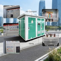 HENTG Ybh – Nouvelle sous-station compacte immergée dans l'huile, type boîtier personnalisable, 35 kV, 1000 kVA-6800 kVA, pour énergie nouvelle