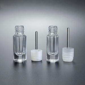 Botella de Vidrio con Gotero Tianjing de 3/6 ml, Transparente, con Punta Redonda Doble, para Pruebas de Perfumes y Aceites Esenciales - Product Image 3
