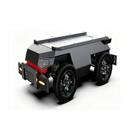 Châssis à 4 roues W3-2200M, charge utile de 100 kg, UGV, haute vitesse 20 km/h, robot autonome pour l'extérieur, base de développement, moteur industriel IP54