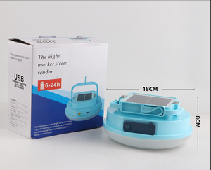 <span class=keywords><strong>Lampe</strong></span> d'urgence portable en ABS avec aimant, <span class=keywords><strong>batterie</strong></span> au lithium <span class=keywords><strong>rechargeable</strong></span>, lumière du jour 6000K, solaire, pour camping <span class=keywords><strong>extérieur</strong></span> et tente LED - Product Image 3