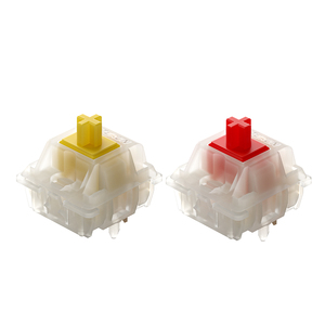 Gateron KS-3X1 Milky vàng đỏ Pro chuyển tuyến tính 5 pin chơi game Bàn Phím Cơ khí chuyển đổi - Product Image 3