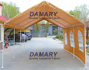Tente d'entrepôt de toit de cadre en métal écologique de haute qualité <span class=keywords><strong>Atelier</strong></span> temporaire Garage à auvent de voiture pour l'extérieur Abri de stationnement de voiture - Product Image 6