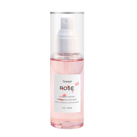 Marque Blanche Rosas Tonique Facial en Spray Brume Hydratante Personnalisée Bouteille de Soins de la Peau Rose de Damas Eau Florale Pure Bio