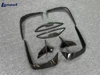 Convient pour BMW Série 8 G14G15G16 840i Modification en fibre de carbone sèche Mise à niveau des lames de vent avant et arrière