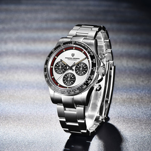 นาฬิกาโครโนกราฟผู้ชาย Pagani Design ขนาด 40 มม. สแตนเลสสตีล ควอตซ์ กันน้ำ 100 ม. หน้าปัดทรงกลม รุ่น PD1676 - Product Image 3