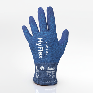 Ansell HyFlex 11-819 ESD <b>Touch</b> <b>Screen</b> Compatible Nitrile Foam Coated Customizable General Purpose Industrial <b>Gloves</b> - Product Image 1
