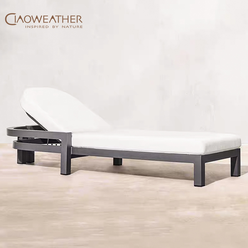 Aluminum Outdoor Recliner Lounge Patio Villa