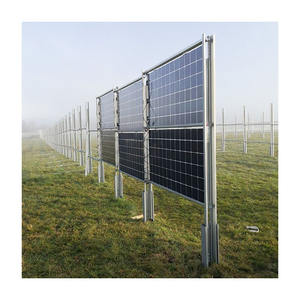 AS <span class=keywords><strong>Solar</strong></span> Fence Verticale Bifaciale Structuur Zonne-energie Grondmontage Systemen voor Open Landbouw of Agrarische Landbouwgrond - Product Image 2