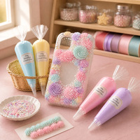 Tubes de colle crème décorative 60g pour accessoires DIY, pinces à cheveux, fabrication de coques de téléphone