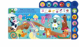 Livre sonore Wacky Farm : Cherchez les animaux, les objets, les véhicules et plus encore – Livre sonore à 10 boutons avec 3 sons uniques - Product Image 3