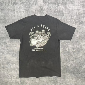 Thời Trang Tùy Chỉnh In Áo Phông Thăng Hoa Hip-Hop Mens Trống Trắng T Áo Sơ Mi - Product Image 6