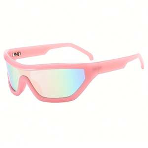 Gafas de Sol de Ciclismo con Montura Grande Y2K, Lentes de Una Pieza con Protección UV400, Moda 2025, para Hombre y Mujer - Product Image 4