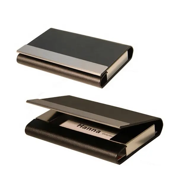 LG-N015 High quality Promotion Metal Credit card protector business card holder unique business card holder for desk