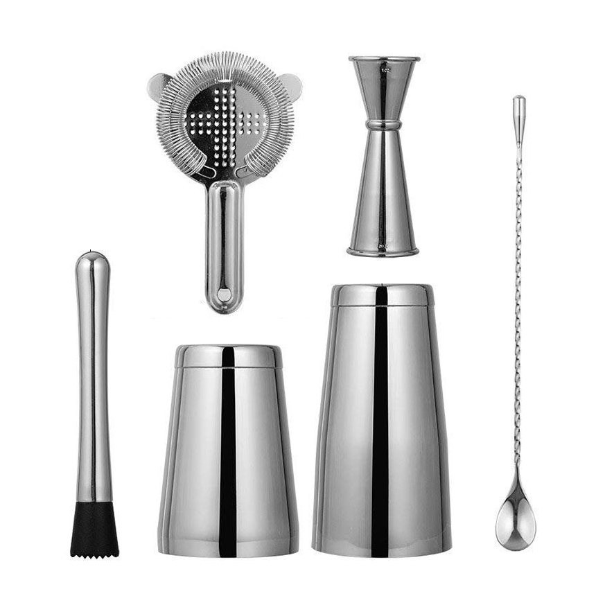 silver, set of 5pcs