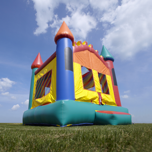 Moonwalk Commercial Gonflable Videur Adulte Blanc Château Gonflable Enfants Mini Arc-En-Ciel Pastel <span class=keywords><strong>Rose</strong></span> Mariage Maison de Rebond Toboggan - Product Image 2