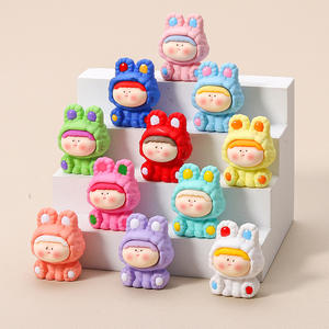 C & J Yanye 발광 블라인드 백 서프라이즈 신비한 상자 릴리스 DIY 보석 열쇠 고리 장식품 귀여운 크림 접착제 수지 액세서리 - Product Image 2