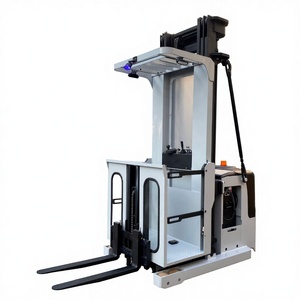 Montacargas con Certificación <span class=keywords><strong>CE</strong></span>, Recolector de Pedidos, Montacargas de 1.2 Toneladas con Operador a Bordo, Montacargas para Almacén - Product Image 1