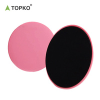 Discos de Ejercicio TOPKO con Logotipo Personalizado OEM, Discos Deslizantes para Abdominales, Pilates y Fitness