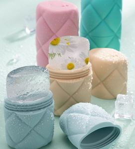 Hot Sale Silicone Face Ice Mold Facial Ice <b>Roller</b> for Pore Tightening & Massage, Skin Cooling Beauty Tool - Product Image 1