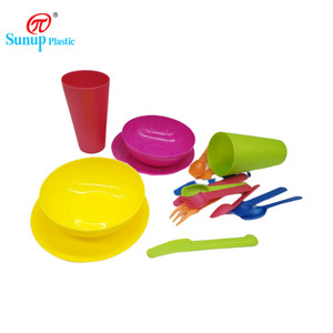 Usine <span class=keywords><strong>Prix</strong></span> de Première Main Soutien Personnalisation Couleurs Écologique En Plastique De <span class=keywords><strong>Vaisselle</strong></span> - Product Image 1