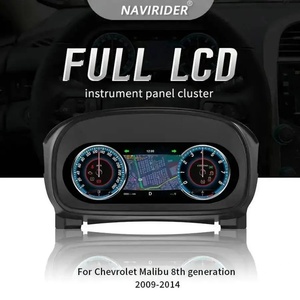 แผงหน้าปัด LCD สำหรับ Chevrolet Malibu 2009-2014 พร้อม GPS คลัสเตอร์มาตรวัดความเร็ว ดิจิตอลแดชบอร์ด มาตรวัดรอบเครื่องยนต์ รองรับ Carplay ห้องนักบินเสมือนจริง - Product Image 2