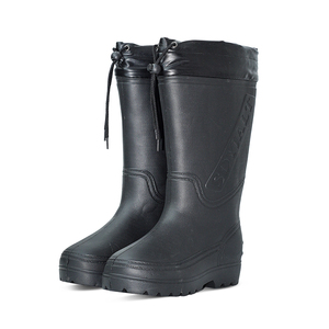 รองเท้าลุยหิมะ EVA สีขาวน้ำหนักเบาพิเศษบุผ้าสักหลาดให้ความอบอุ่นกันน้ำได้ครึ่งทำงานฤดูหนาวตกปลาแบบลื่นที่เก็บความเย็นสูง - Product Image 1