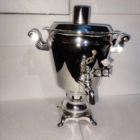Samovar en laiton en métal de charbon de bois de haute qualité pour les Pots d'eau d'hôtel et les bouilloires ensemble de pichets à boire attrayant à bas prix