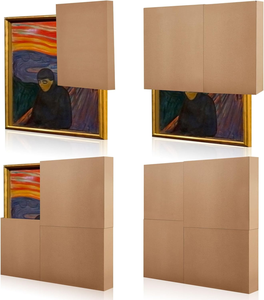 Boîte de transport : boîte en carton ondulé de 40"x60"x4", utilisée pour la télévision, les miroirs, l'<span class=keywords><strong>emballage</strong></span> de verre et les articles de rangement. - Product Image 5