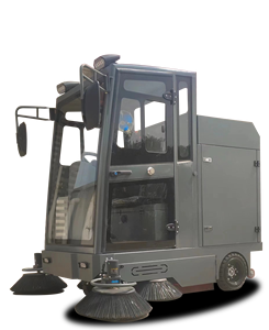 Grande larghezza regolabile ad alta efficienza giro sul pavimento spazzatrice strada spazzatrice - Product Image 5