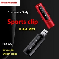 Lecteur MP3/MP4 portable de style sportif B57 de haute qualité avec écran haute définition 32 Go pour étudiants