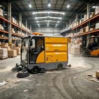 Balayeuse de voirie électrique ZMT E-73 G40 avec moteur et canon à brouillard, bac à déchets de 240 L pour utilisation dans les mines et les carrières