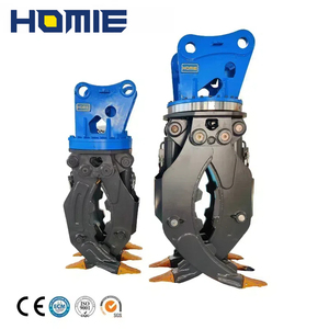 Hydraulische draaibare houtgreep voor graafmachines, zwaar uitgevoerde houtgreep voor bosbouw en bouw - Product Image 2