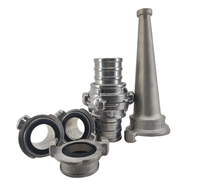 Adaptateurs de raccord GOST2 en aluminium OEM, DN50 et DN65, avec filetage intérieur et extérieur