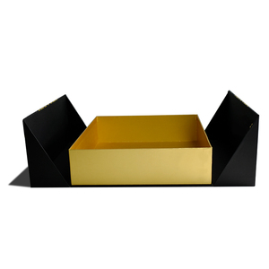 2025 Newly Luxury Gift <b>Box</b> Folding Two Doors Lid <b>Box</b> <b>Silver</b> Gold Foil Stamping Logo Magnetic Boxes - Product Image 3