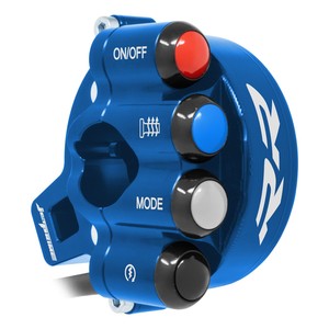 Cache de commande d'accélérateur avec interrupteur de guidon intégré pour BMW S 1000 RR (Bleu) - Product Image 2