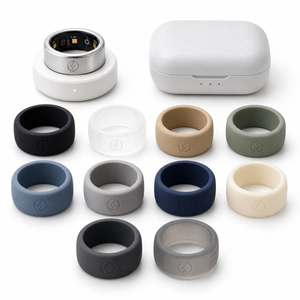 ปลอกหุ้มแหวนอัจฉริยะแบบกำหนดเองได้ ใช้ร่วมกับ Samsung Galaxy Ring รองรับโปรแกรมโลโก้แบรนด์ส่วนตัว ชุดซิลิโคน 4 ชิ้น - Product Image 6