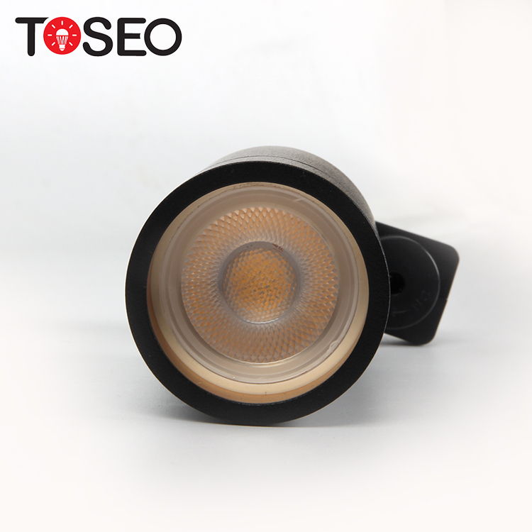 Pure Aluminium Magnetic Track Light Gu10 Fixture Spot Light Track Adjustable Angle 90 Degree