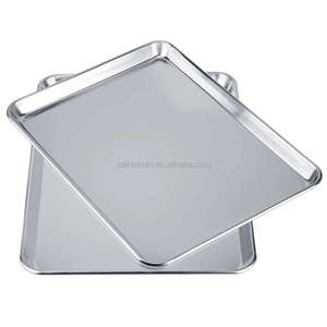 High Quality Aluminum Baking <strong>Tray</strong> Food Grade Flat Metal Bread <strong>Cake</strong> <strong>Tray</strong> Direct Manufacturer Wholesale for Baking Dishes Pans - Product Image 2