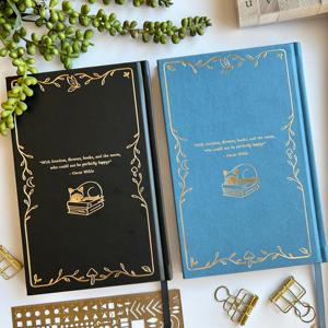 สมุดบันทึก LABON Reading Companion Journal ปกแข็ง พร้อมบันทึกการอ่านหนังสือ  พร้อมช่องติดบันทึกสีสันสดใส  ขนาด A5  วางแผนการอ่านวรรณกรรม  และจัดระเบียบหนังสือ - Product Image 3