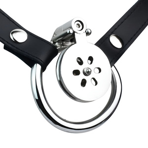 FRRK dispositif de chasteté masculin en métal plat anneau de verrouillage du pénis pancake cages de chasteté <span class=keywords><strong>sissy</strong></span> <span class=keywords><strong>sex</strong></span> toys vente en gros - Product Image 5